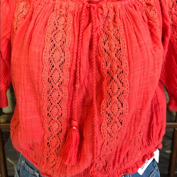 Nwt American Eagle Boho crop top Shirt Small - Picture 3 of 5